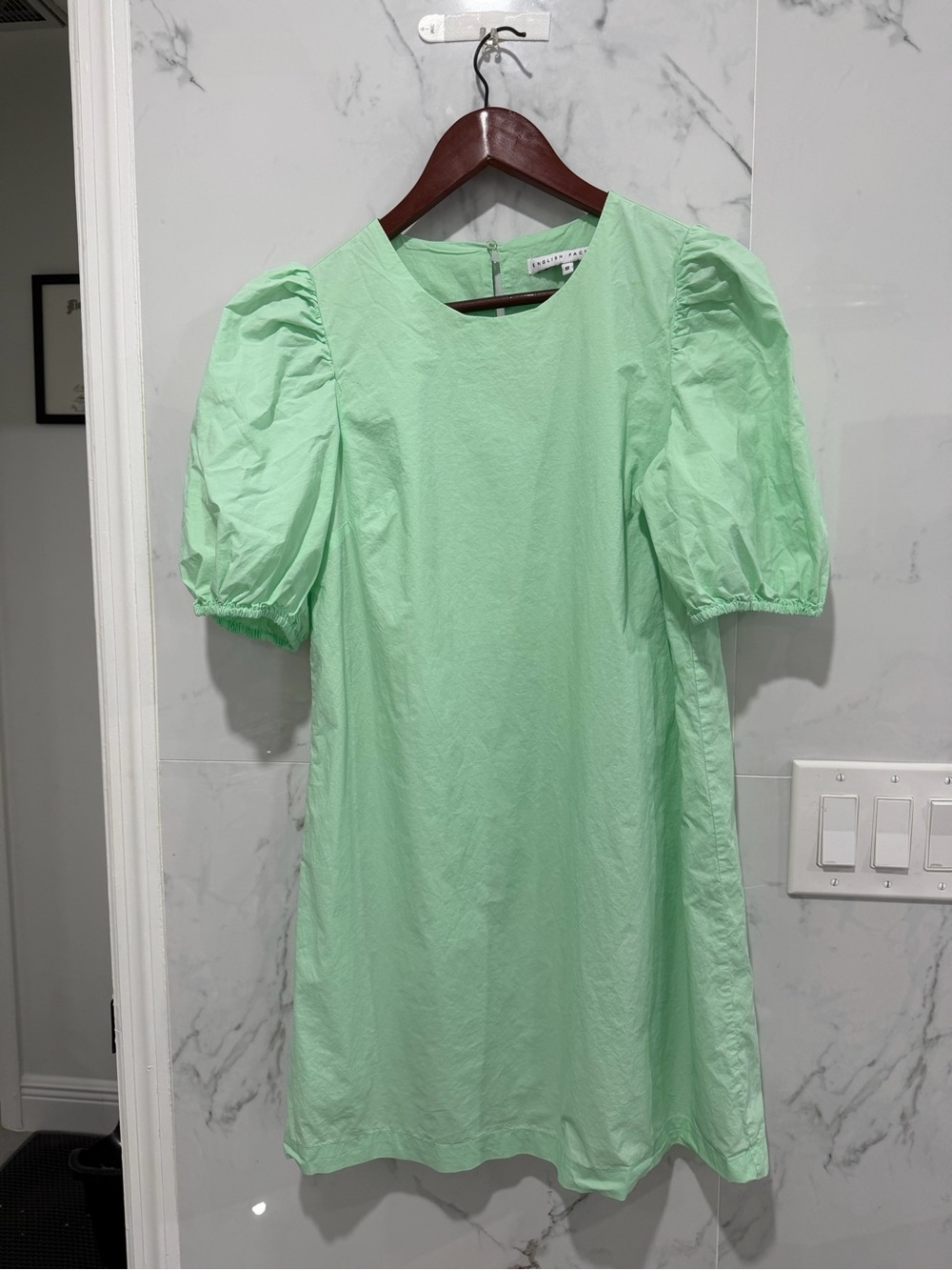 English Factory Light Mint Shift Top